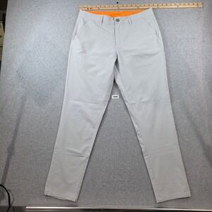 Macade Mens Golf Pants Light Grey Performance Stretch Trousers Size 34x31